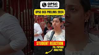 OPSC OCS Prelims 2024 First Reaction | Paper Review | Easy or Tough? | #opsc2024 #pw #shorts