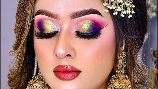 Haldi bridal Makeup tutorial Nadia’s makeover
