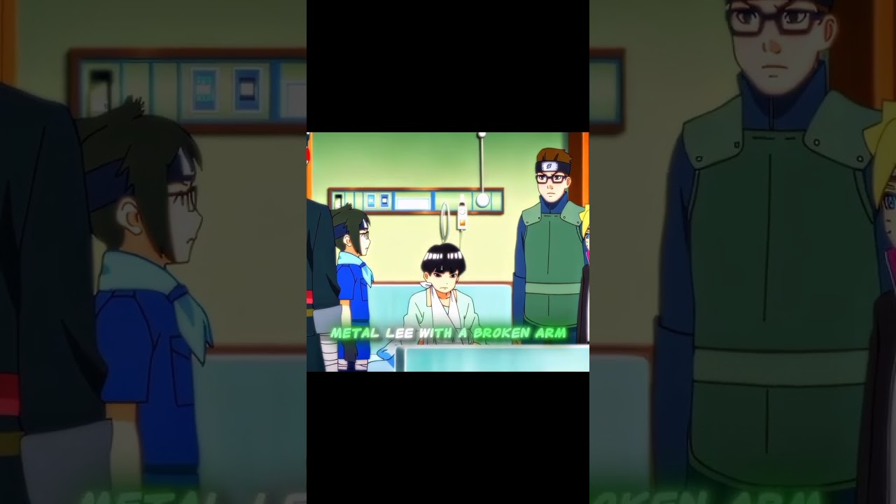 Metal Lee With a Broken Arm vs Rock Lee–Father & Son Moment😈💀 