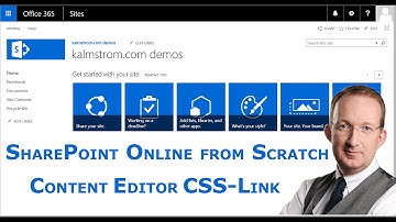 SharePoint Content Editor Web Part 3 - Linked CSS