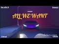 Zee Willy ALL WE WANT Ft Streezy Ft Cisinati Ft Dizme Zee Willy ALL WE WANT Ft Streezy Ft Cisinati Ft Dizme