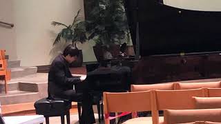 Derek's performance for Chopin