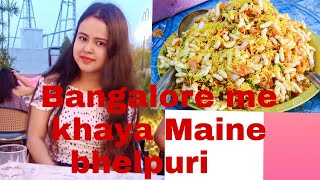 #Vlog3 Banglore me khaya Maine bhelpuri .Near Kalyani tech park.