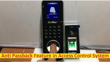 Anti Passback | How To Enable Anti Passback in Access Control System | Biomax