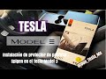 Instalación de protector de pantalla en el Tesla Model 3 de Spigen!!!