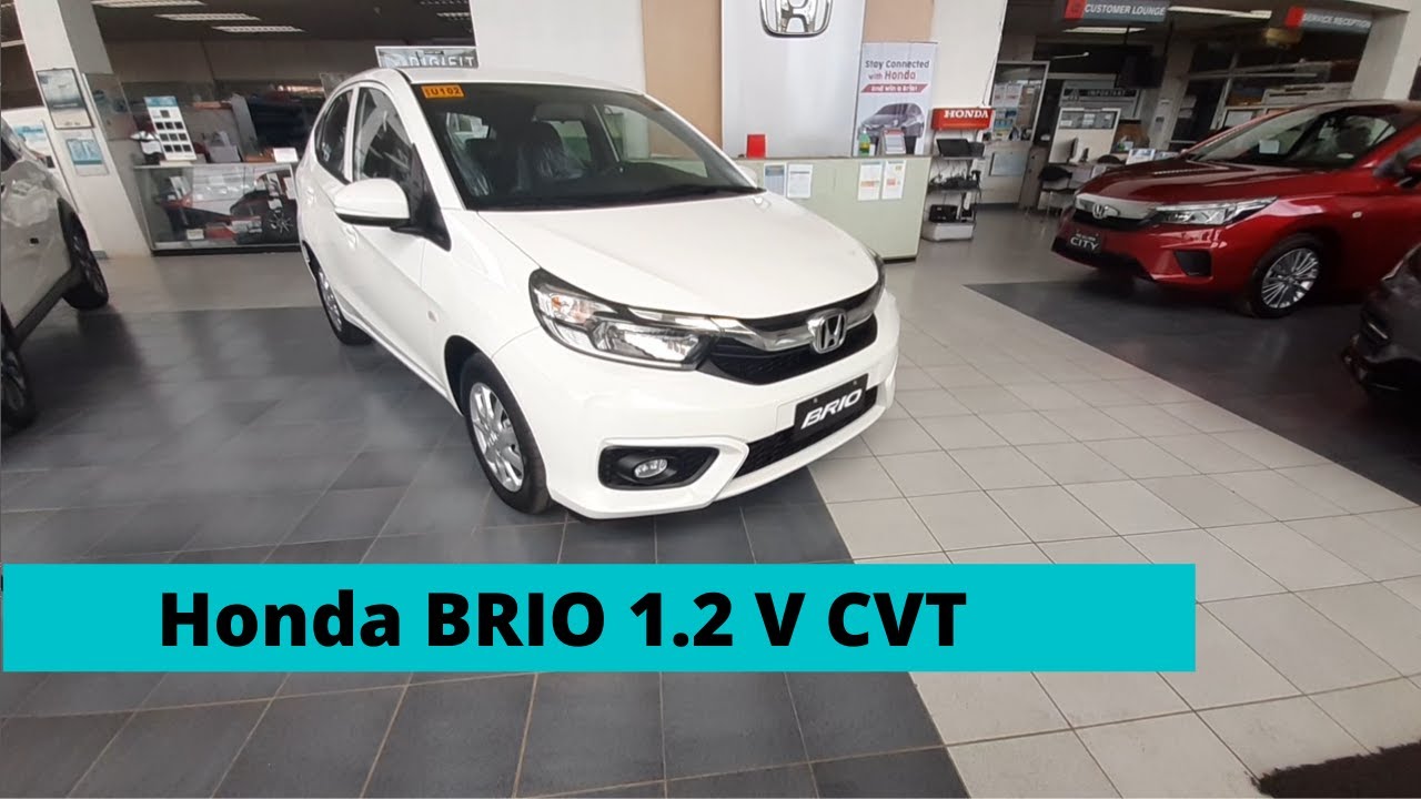 Honda BRIO 1.2 V CVT 2020. Full Review with Specs and Comparison - YouTube