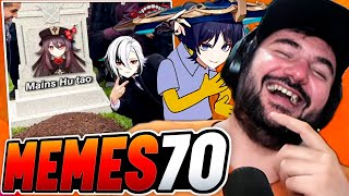 REACCIONANDO a los MEJORES MEMES de GENSHIN IMPACT #70