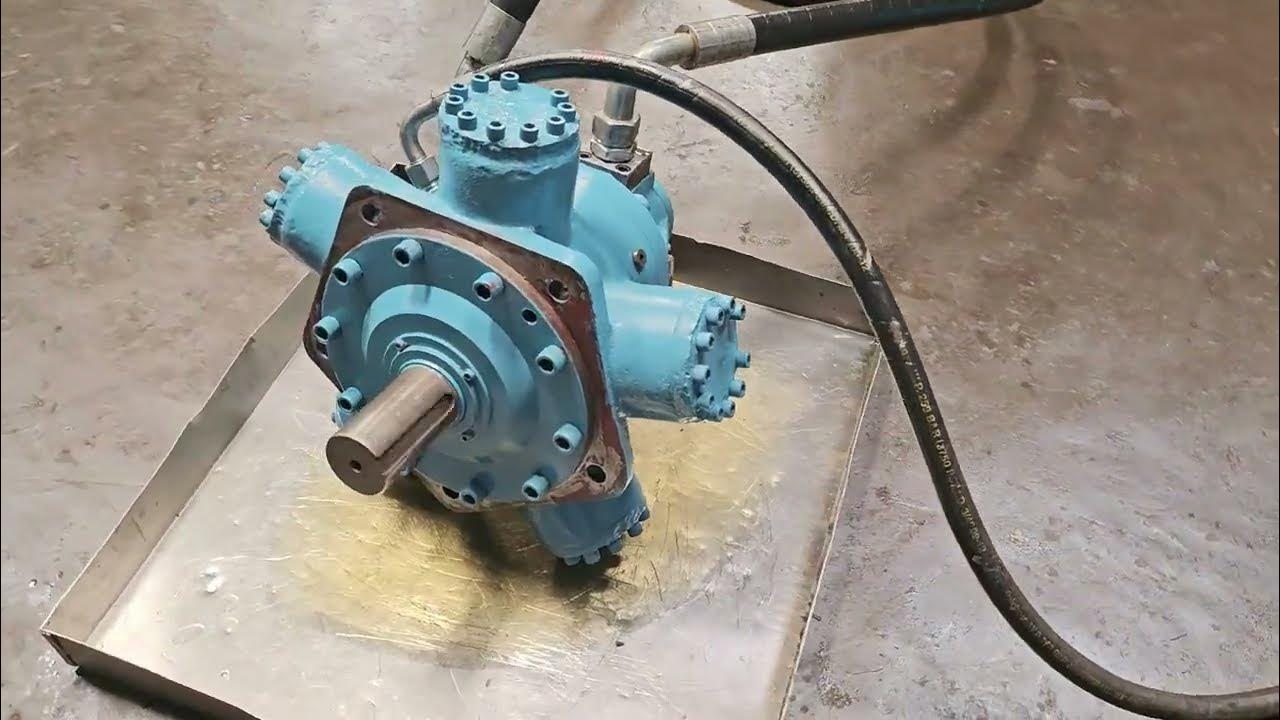 Yanase RM30V hydraulic motor testing YouTube