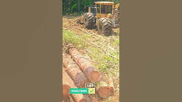 tigercat puttiing in work #logging #letsgetit