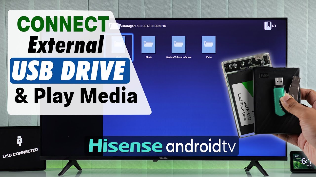 How to Connect USB Drive on Your Hisense Android TV! [Use Pen