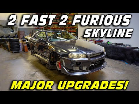 the 2 Fast 2 Furious Skyline Gets A Whole New Body