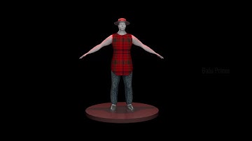 3D character - Maya modeling (Turntable animation)