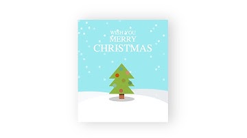 CSS Christmas Card Animation