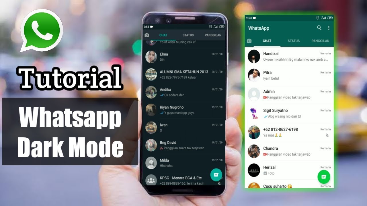 Whatsapp Mod Tanpa Iklan Trik WhatsApp Dark Mode Android Tanpa Mod dan Root - YouTube
