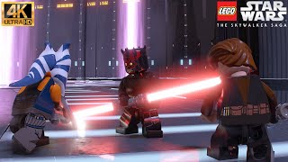 Ahsoka and Anakin vs Darth Maul - LEGO Star Wars The Skywalker Saga (Free Play Mode) 4K