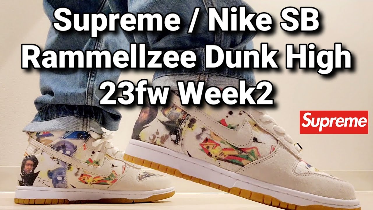 Supreme / Nike SB Rammellzee Dunk High 23fw Week2 シュプリーム ナイキ SB ラメルジー ダンク ハイ