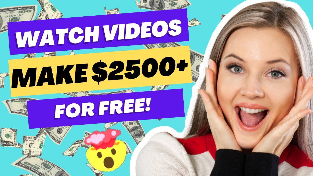 Earn $2500+ Watching FREE Videos (Make Money Online)