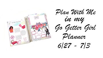 PWM 6/27-7/3 | GOGETTERGIRL| MONTTHLY, WEEKLY & DAILY | #gogettergirl #pwm #planningwithmichelle