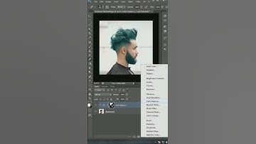How to Change Hair Color - Photoshop Tutorial Short #shorts
