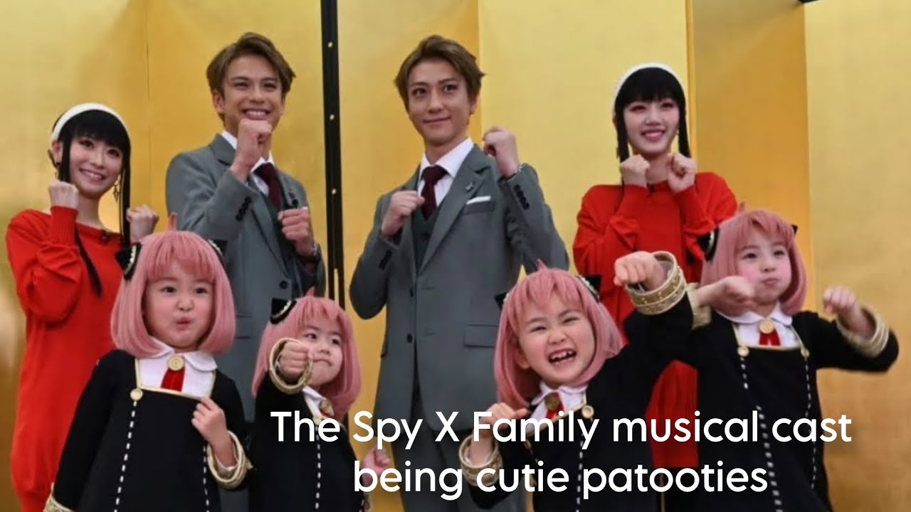 The Spy X Family musical cast being cutie patooties