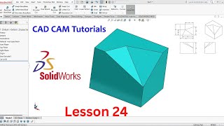 SolidWorks Education Lesson  24 ।। SolidWorks Tutorials for Beginner।।
