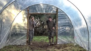 Homemade Polytunnel Looks Just Like A Real One!