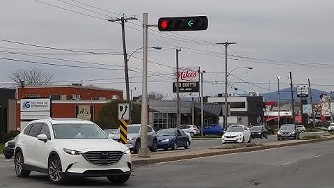 Split Phasing Right Turn Overlaps Left Turn Phasing & an All-Way Pedestrian Phase in Granby, Quebec