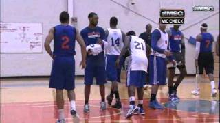 Iman Shumpert Mic'd Up at Training Camp