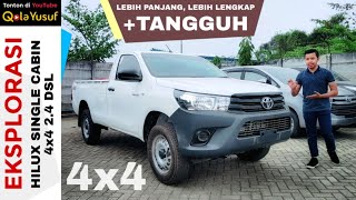 Eksplorasi Toyota HILUX Single Cabin 4x4 2.4 M/T Diesel New Model 2019 Toyota Indonesia