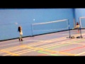Me &amp; lil bro playing badminton *Funny*