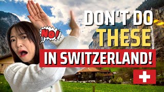 10 MISTAKES TO AVOID DURING YOUR TRIP TO SWITZERLAND!!! 🚫 screenshot 3