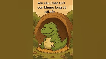 Yêu cầu Chat GPT vẽ con khủng long và cái kết #ai #chatgpt #shorts #ĐọtrìnhvớiAI