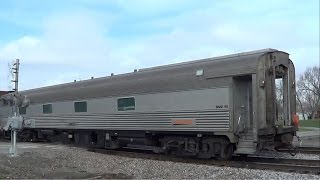 Westbound BNSF Geometry Train on Eastbound Track