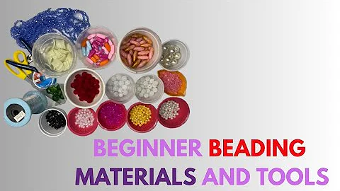 Beading materials for beginners |  Tools you need to start beaded bag making