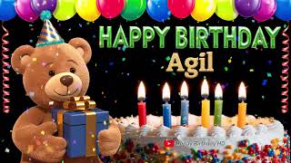 Agil Happy birthday To You - Happy Birthday song name Agil 🎁 🎂