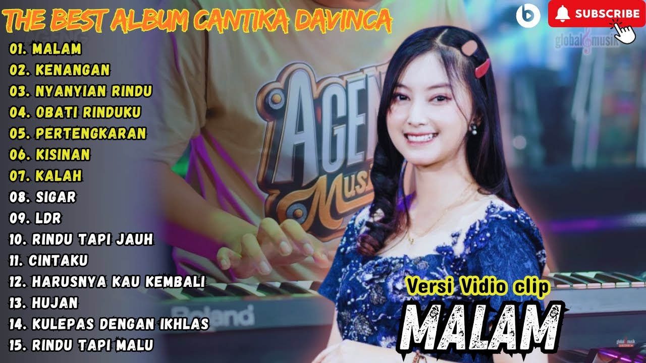Malam - Cantika Davinca Full Album Terbaru || Ageng Music Full Album Terbaru 2024 Versi Vidio Clip