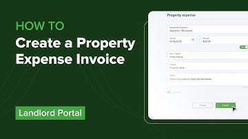 How to create a property expense invoice (Landlord) | Rent Collection App