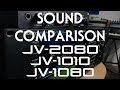 Comparison roland jv2080 jv1010 jv1080