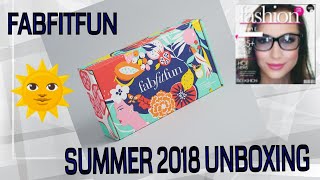 fabfitfun SUMMER 2018 Unboxing & Review 🌞 - $40 and worth it! Summer Essentials Subscription Box