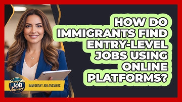 How Do Immigrants Find Entry-Level Jobs Using Online Platforms?