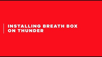 HOW TO INSTALL BREATH BOX LS2 THUNDER