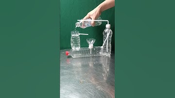 Smart eternal flowing water without electricity using plastic bottles #demon #shorts