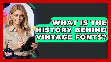 What Is The History Behind Vintage Fonts? - Graphic Design Nerd