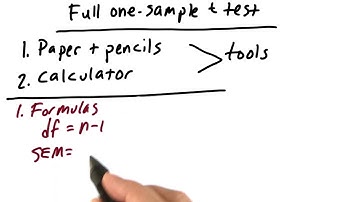 One-Sample t-Test - Intro to Inferential Statistics