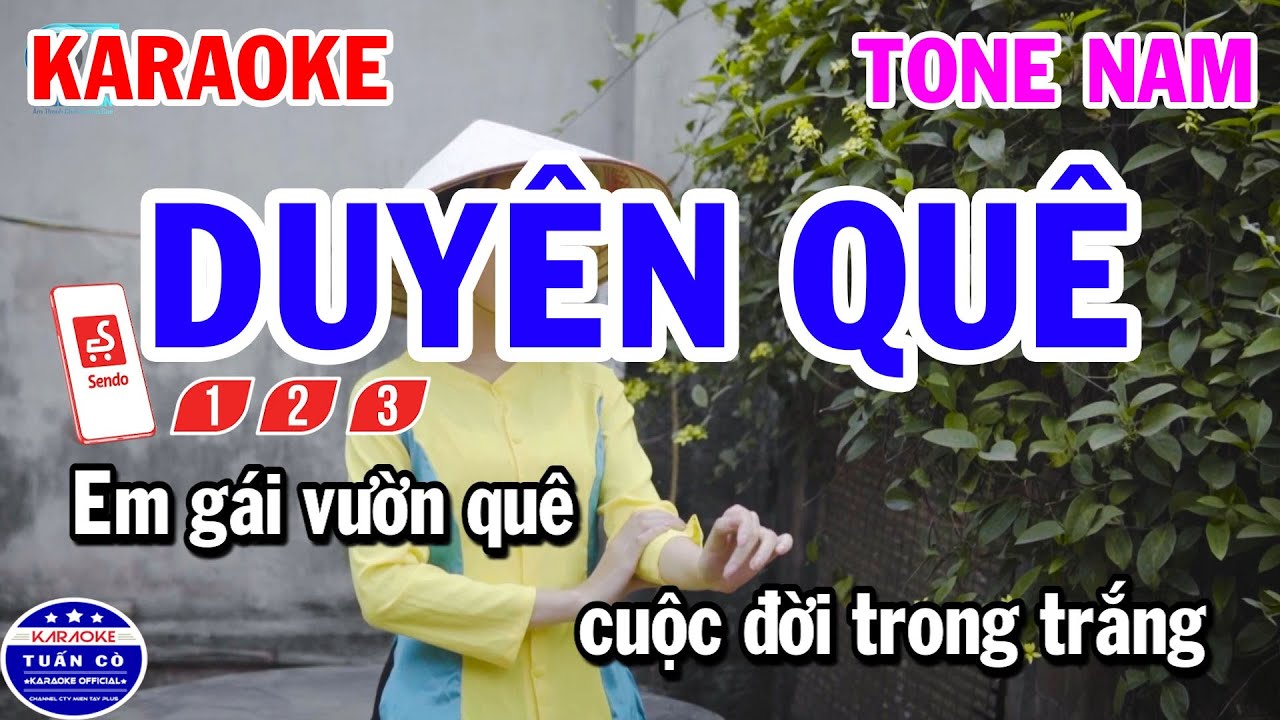 Karaoke Duyên Quê Tone Nam Nhạc Sống Cha Cha Hay