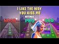 Artemas - i like the way you kiss me - Noob vs Pro vs God (Fortnite Music Blocks)