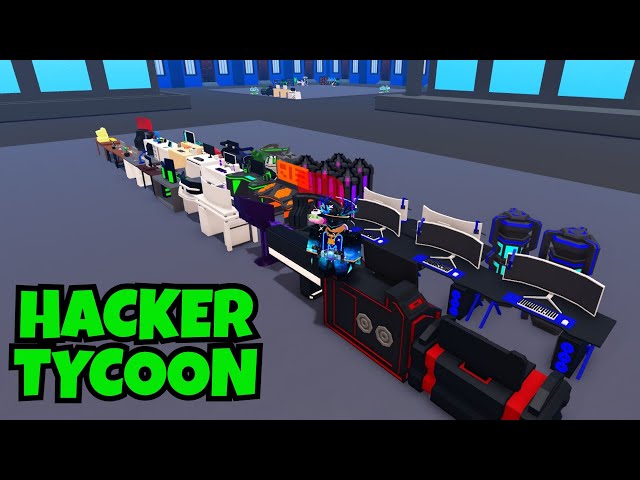 BECOMING NUMBER 1 HACKER IN THE WORLD IN ROBLOX HACKER TYCOON