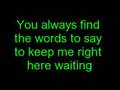 Staind-Right Here Lyrics