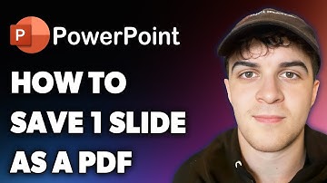 How to Save 1 Powerpoint Slide as a Pdf (Full 2024 Guide)