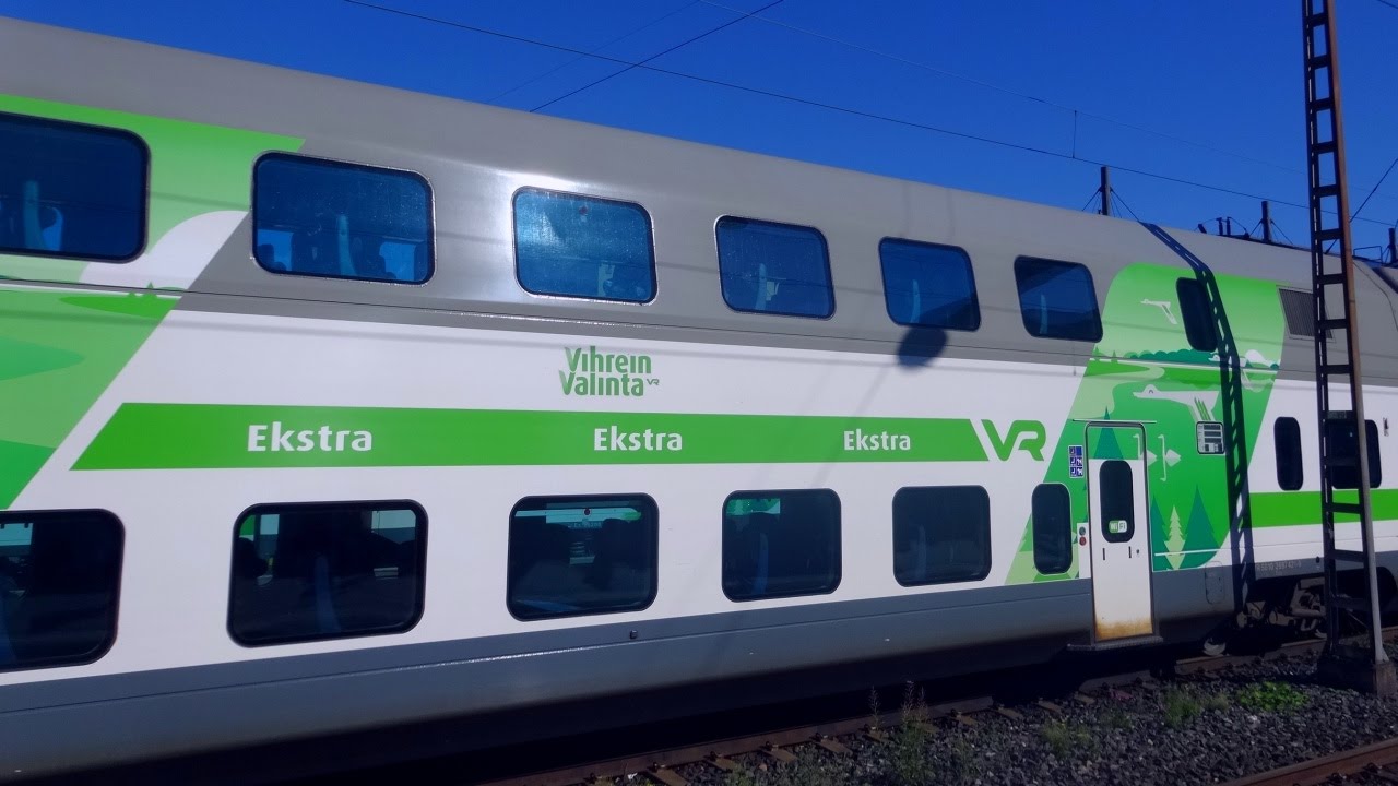 InterCity Train Helsinki Turku, a beautiful Finnish summer journey